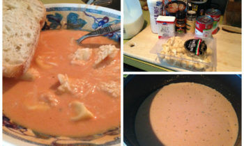 Pinterest:Impossible – Creamy Tomato Tortellini Soup