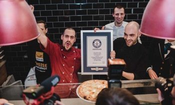 Pizza with 111 different types of cheese breaks world record