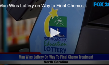 Man Wins Lottery on Way to Final Chemo Treatment