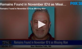 Remains Found in November ID’d as Missing Man