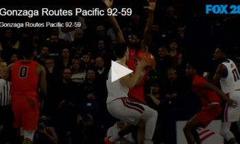 Gonzaga Routes Pacific 92-59