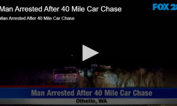 Man Arrested After 40 Mile Car Chase