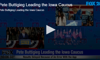 Pete Buttigieg Leading the Iowa Caucus