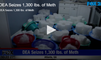 DEA Seizes 1,300 Ibs. of Meth