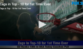 Zags in Top – 10 for 1st Time Ever