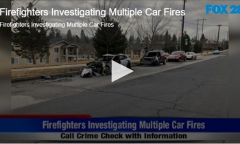 Firefighters Investigating Multiple Car Fires