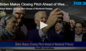 Biden Makes Closing Pitch Ahead of Weekend Primary