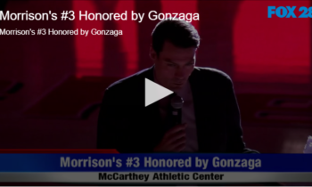 Morrison’s #3 Honored by Gonzaga