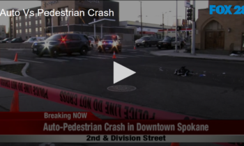 Auto vs Pedestrian Crash