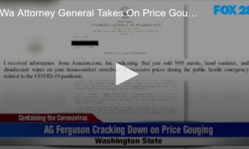 Price Gouging Being Addressed by WA Attorney General Bob Furguson