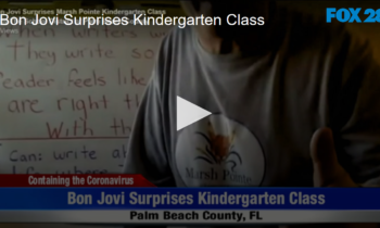 Bon Jovi Surprises Kindergarten Class