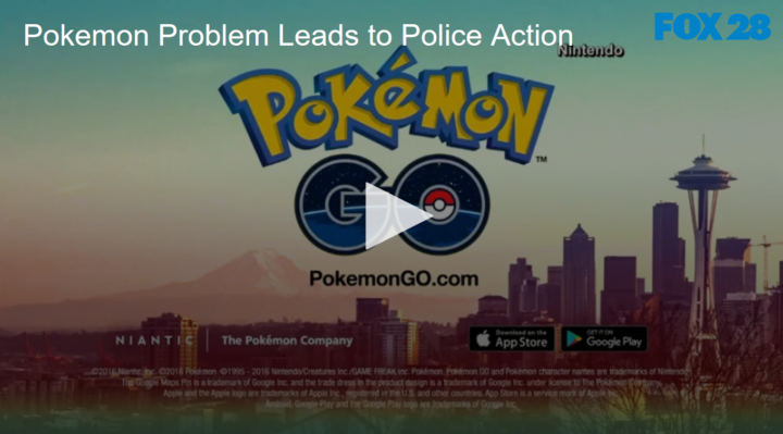 2020-04-15 Pokemon Leads to Police Action FOX 28 Spokane