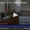 Lawsuit Dropped – 2 To 1 Vote Re-closes Franklin County