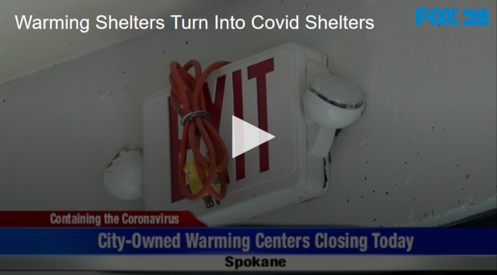 2020-04-30 Local Warming Shelters Turn Into Covid Shelters FOX 28 Spokane