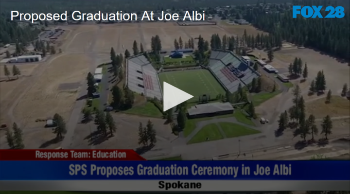 2020-05-01 Proposed Graduation At Joe Albi FOX 28 Spokane