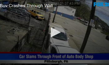 Caught on Camera: Suv Crashes Through Wall