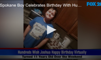 Spokane Boy Celebrates Birthday With Hundreds Of Well Wishers