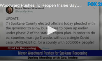 Woodward Pushes To Reopen Inslee Says Take It Slow