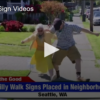 2020-05-11 Silly Walk Sign Videos FOX 28 Spokane