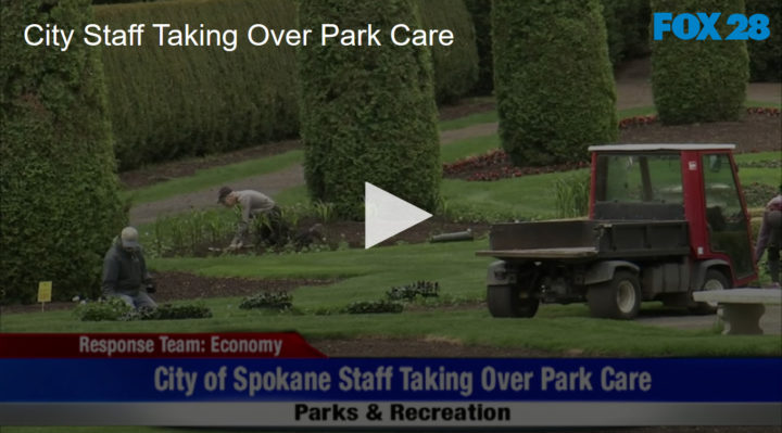 2020-05-14 City Staff Taking Over Park Care FOX 28 Spokane