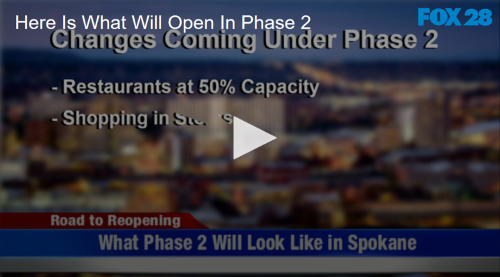 2020-05-20 Here Is What Will Open In Phase 2 FOX 28 Spokane