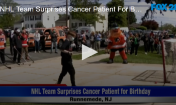 NHL Team Surprises Cancer Patient For Birthday