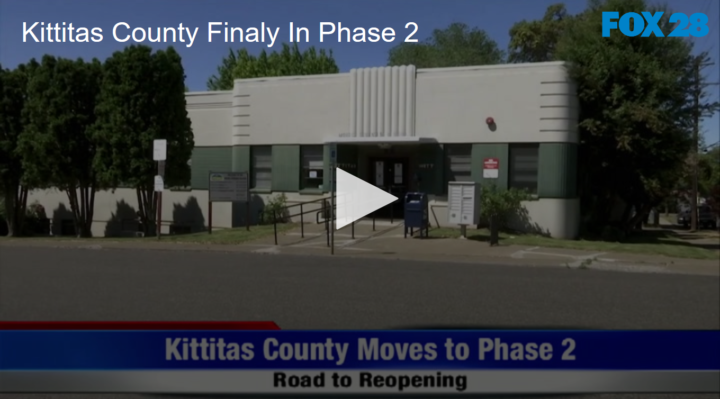 2020-05-28 Kittitas County Finally in Phase 2 FOX 28 Spokane