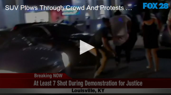 2020-05-29 SUV Plows Through Crowd And Protests Around The Country FOX 28 Spokane