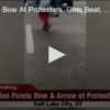 2020-06-01 Man Points Bow At Protesters, Gets Beat, Car Set Ablaze FOX 28 Spokane