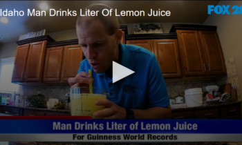 Idaho Man Drinks Liter Of Lemon Juice