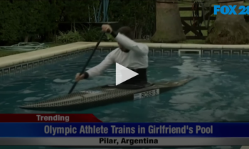 Olympic Athlete Trains In Girlfriends Pool