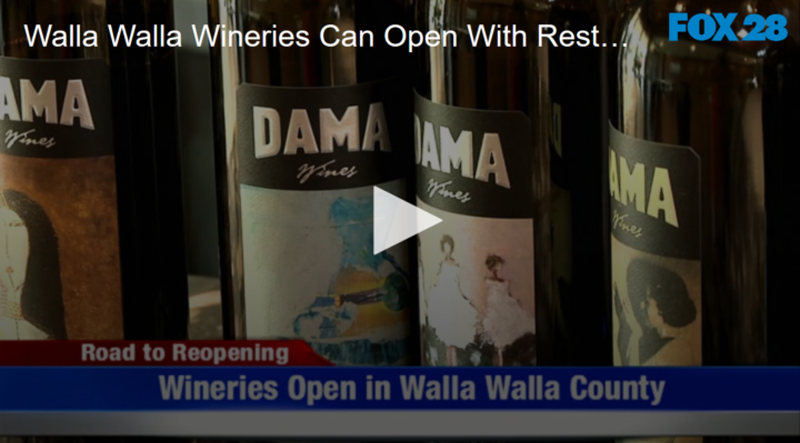 2020-06-09 Walla Walla Wineries Can Open With Restrictions FOX 28 Spokane