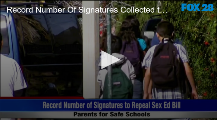 2020-06-11 Record Number Of Signatures Collected to Repeal Sex Ed In School FOX 28 Spokane