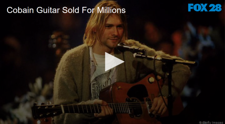 2020-06-22 Cobain Guitar Sold For Millions FOX 28 Spokane