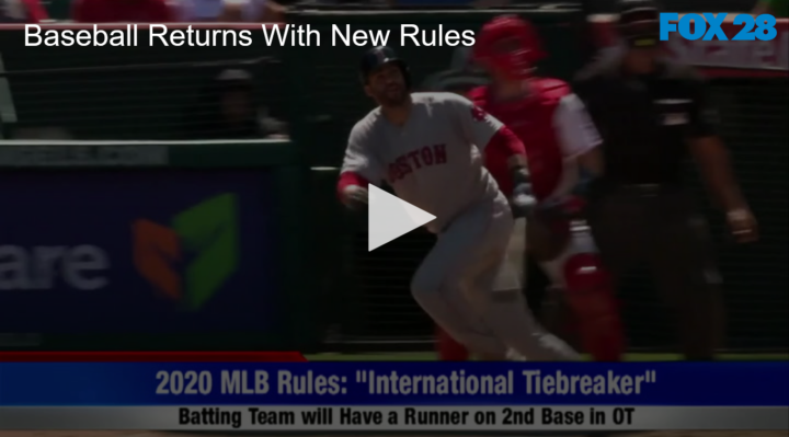 2020-06-25 Baseball Returns With New Rules FOX 28 Spokane