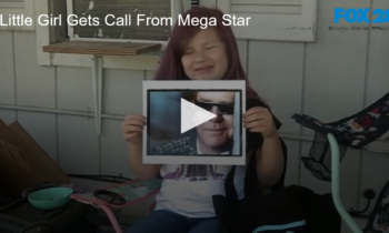 Little Girl Gets Call From Mega Star