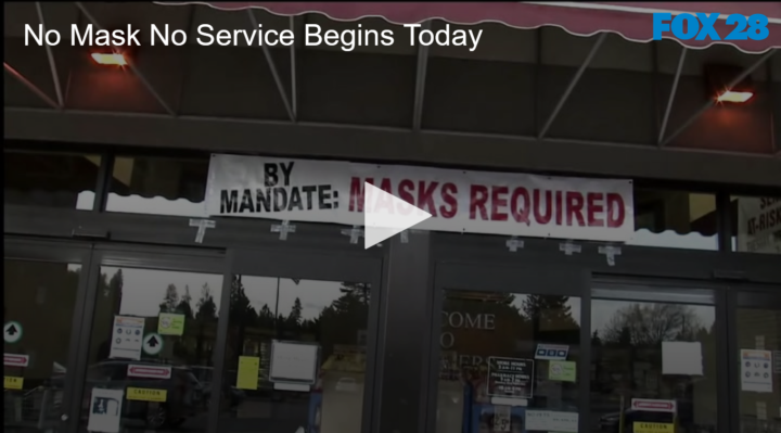 2020-07-07 No Mask No Service Begins Today FOX 28 Spokane