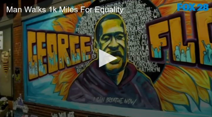 2020-07-13 Man Walks 1,000 Miles For Equality FOX 28 Spokane