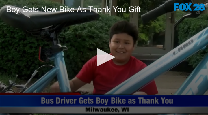 2020-07-14 Boy Gets New Bike As Thank You Gift FOX 28 Spokane