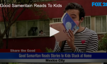 A good Samaritan Reads To Kids