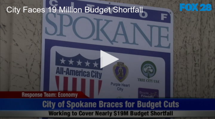 2020-07-21 City Faces 19 Million Budget Shortfall FOX 28 Spokane