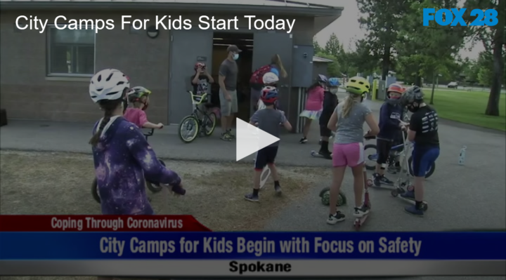 2020-07-27 City Camps For Kids Start Today FOX 28 Spokane