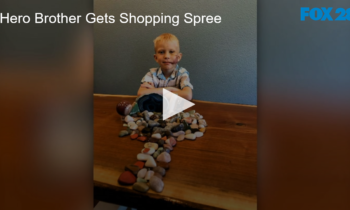 Hero Brother Gets Shopping Spree