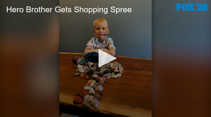 2020-07-27 Hero Brother Gets Shopping Spree FOX 28 Spokane