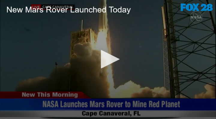 2020-07-30 New Mars Rover Launched Today FOX 28 Spokane