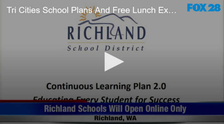 2020-07-30 Tri Cities School Plans And Free Lunch Extended FOX 28 Spokane