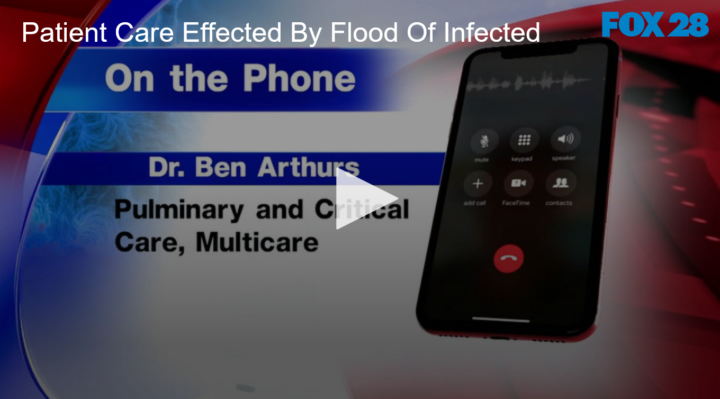 2020-07-31 Patient Care Effected By Flood Of Infected FOX 28 Spokane