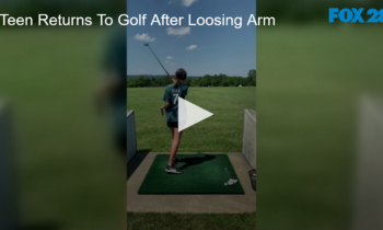 Teen Returns To Golf After Loosing Arm