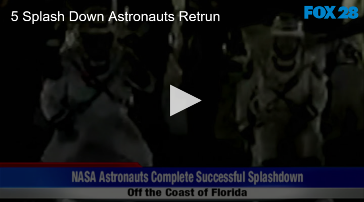 2020-08-03 Splash Down Astronauts Return from Historic Mission FOX 28 Spokane