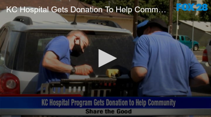 2020-08-26 KC Hospital Gets Donation To Help Community FOX 28 Spokane